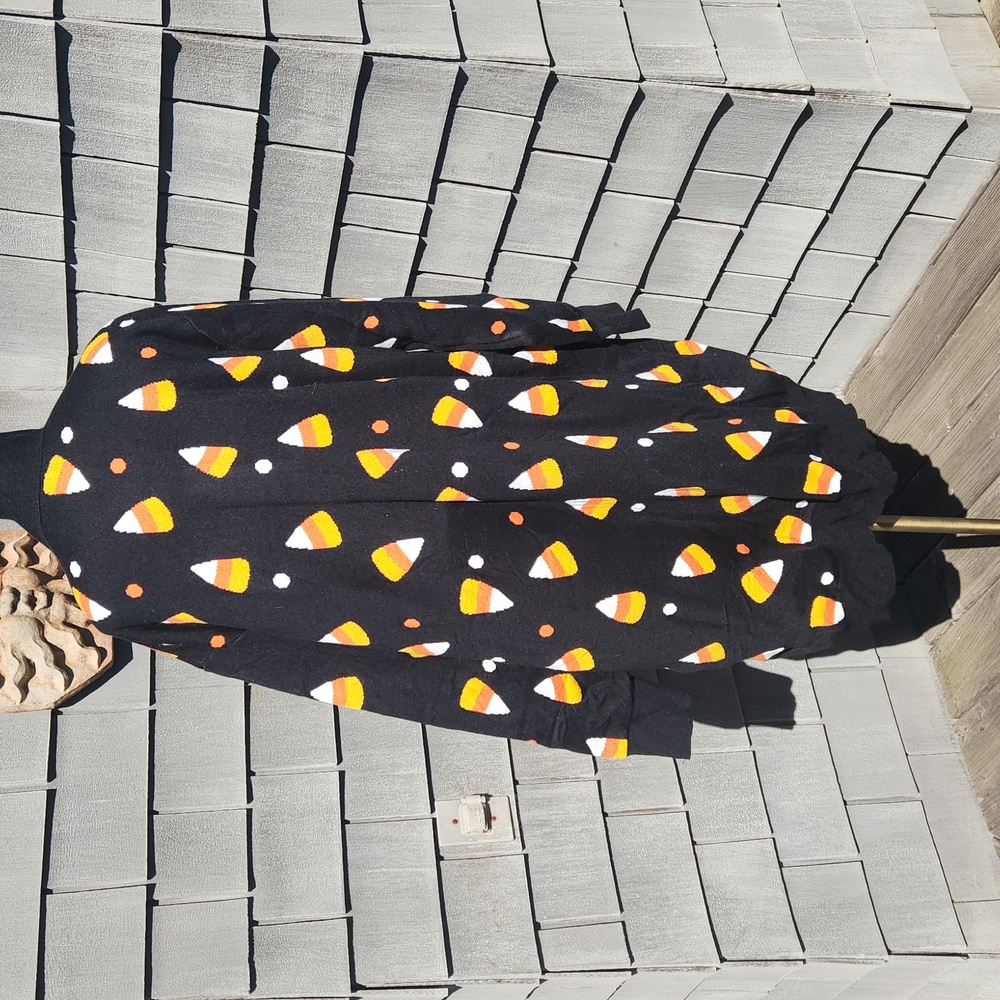 Backstitch Bruja Candy Corn Sweater Size 3X - Picture 6 of 15